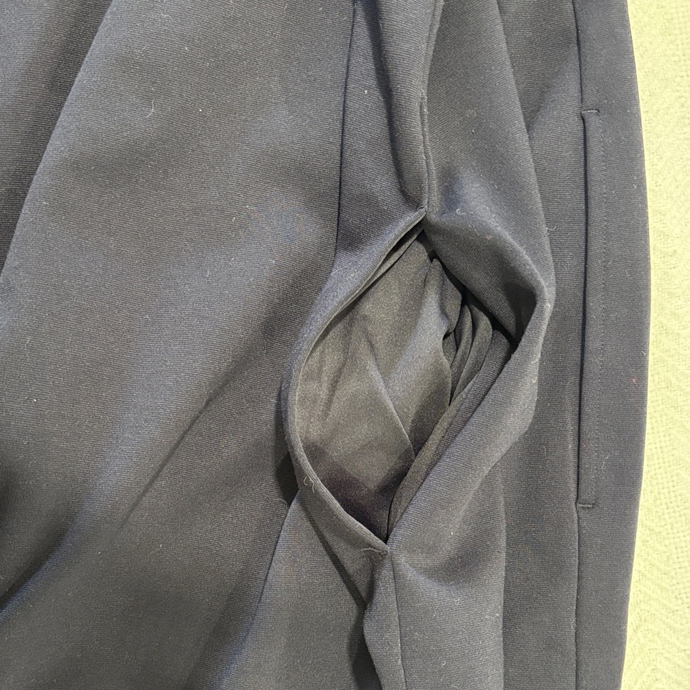Lands' End Elegant Black Midi Dress - Picture 11 of 15